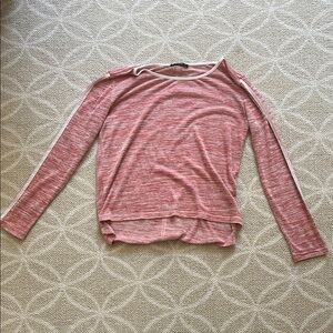 Women's Pink Long Sleeve Top